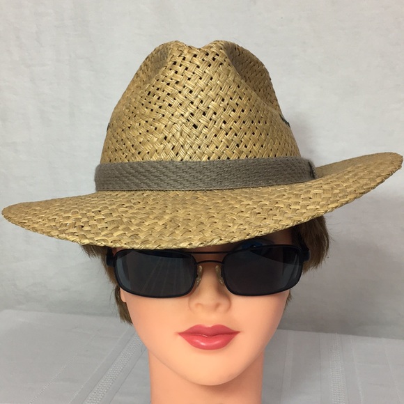 Tommy Bahama Accessories - Vintage Tommy Bahama Island Shader Straw Fedora